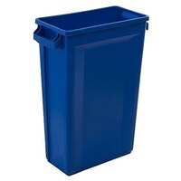 87L Svelte Slim Rectangular Plastic Bin - 507W X 272D X 756H - Blue