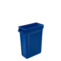 46L Svelte Slim Rectangular Container Waste Bin - Blue