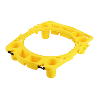 Thor Rim Caddy Suits 166L Utility Plastic Container - Yellow
