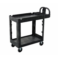 230kg Rated 2 Tier Heavy Duty Utility Service Cart - 1150 x 640 x 980mm