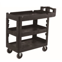 230KG 3 Shelves Service Utility Trolley - 978 x 435 x 987mm