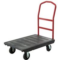 900kg Rated Heavy Duty Industrial Platform Trolley Steel - 1019 x 610mm - 900kg Rated