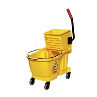 Grandmaid 33L Side Press Combo Mop Bucket - Yellow