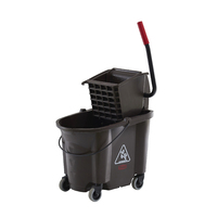 Grandmaid 33L Low Profile Side Press Combo Mop - Brown