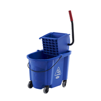 Grandmaid 33L Low Profile Side Press Combo Mop - Blue