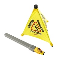 Caution Wet Floor Pop Up Workplace Safety Cone - Yellow