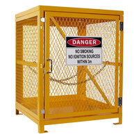 Gas Cylinder Locker Suits Four 18kg Rated LPG Horizontal Cylinders - 787 X 762 X 889 mm