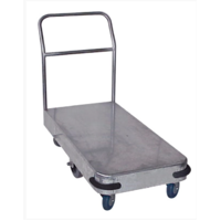 450kg Rated Heavy Duty Steel Platform Stock Trolley - Single Tier - 1140 x 565mm