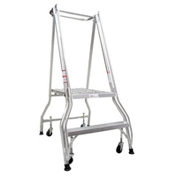 Little Monstar 150KG Platform Ladder Heavy Duty - 2 Step - 570mm