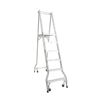 Little Monstar 150KG Platform Ladder Heavy Duty - 6 Step - 1690mm