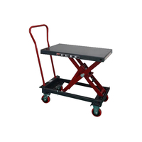 400kg Rated Manual Scissor Lift Trolley - Heavy Duty