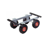 450kg Rated Piano Furniture Trolley Dolly - 250mm Pneumatic Wheels