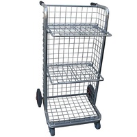 120KG Heavy Duty Court Document Trolley Handtruck - 200mm Rubber Wheels