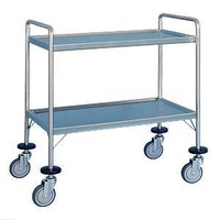 2 Deck Stainless Steel Multi Purpose Trolley - 1050 X 500mm