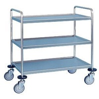 3 Deck Stainless Steel Multi Purpose Trolley - 750 X 500mm