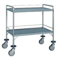 2 Tier Stainless Steel Trolley - Traymobile - 2 Tier - 900 X 500mm