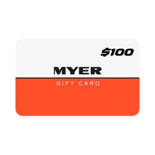 $100 Myer eGift Card