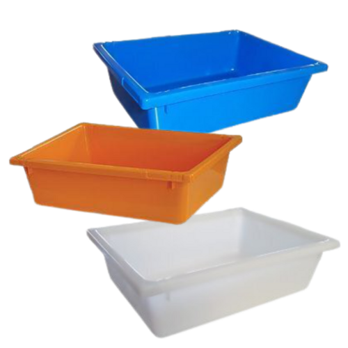 22.7L Plastic Industrial Nesting Container - 527 x 375 x 140mm