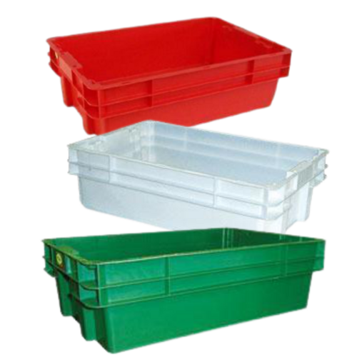 Nally 26L Stack & Nest Plastic Container - Solid - 578 x 384 x 166mm