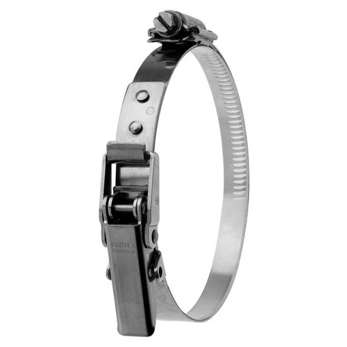 Hi-Torque Rigid Claw Quick Release Bandclamp 90-135mm Diameter - Stainless Steel