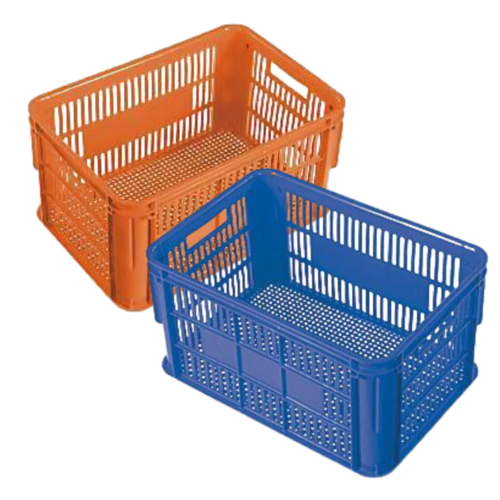 66L Plastic Stacking Crate Lug - 610 X 419 X 312MM