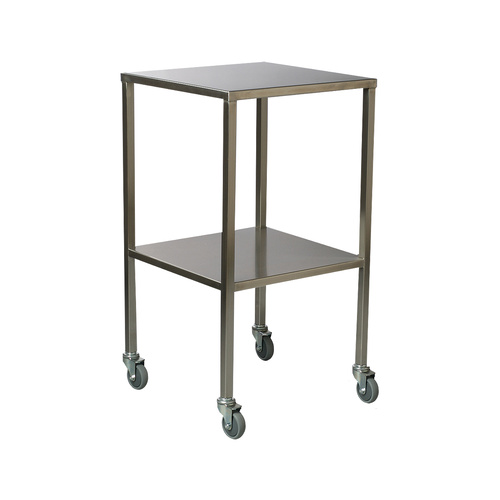 Stainless Steel Dressing Clinicart Trolley Instrument - 2 Tier - 490 x 490mm