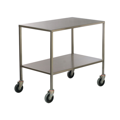 Stainless Steel Dressing Clinicart Trolley Instrument - 2 Tier - 1200 x 490mm