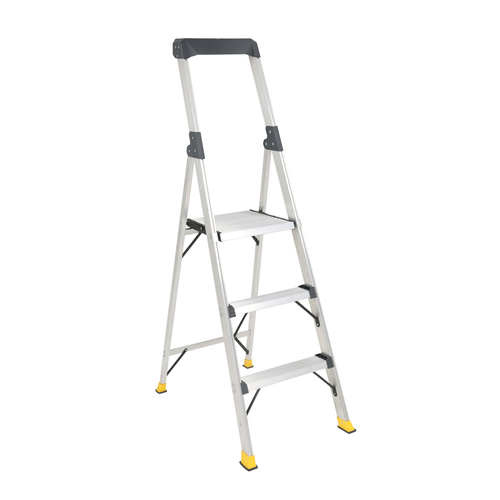 Bailey 2-4 Steps 120kg Rated Aluminium Single Sided Step Ladder