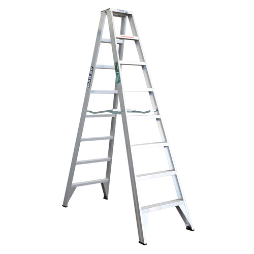 Bailey 8 Steps 150kg Rated Double Sided Aluminium Step Ladder - 2.4m
