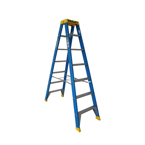Bailey 150kg Rated 7 Step RFDS Fibreglass Double Sided Ladder
