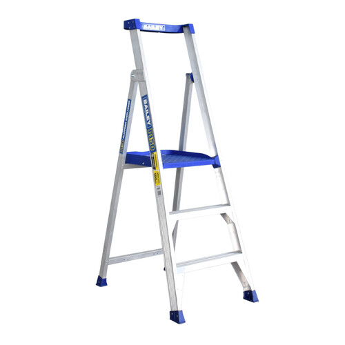 Bailey 150kg Rated 3 Step Platform Ladder 0.9m - JOB Station