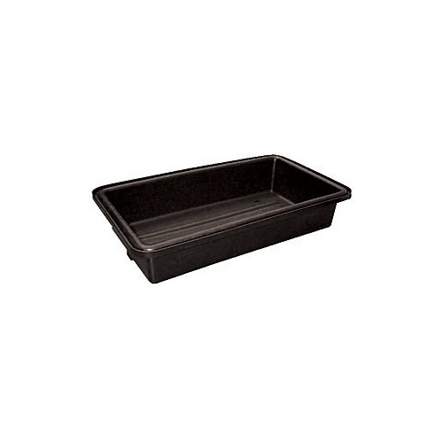 80L Food Grade Plastic Rotomould Tray - 1070 x 610 x 200mm - Black