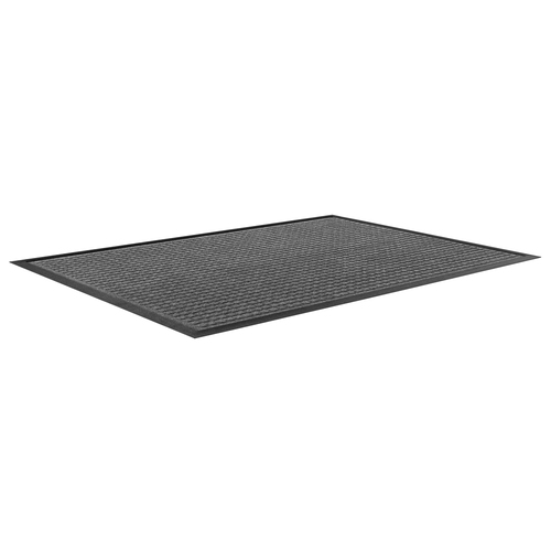 Heavy Duty Absorba Entrance Floor Mat - Anti Slip - 1800 x 6045mm - Pepper