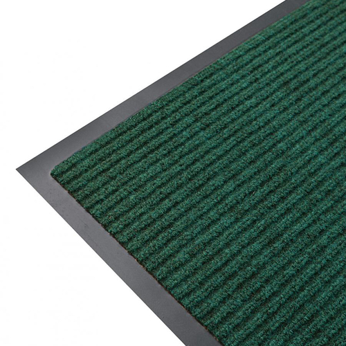 Anti Slip Ribbed Entrance Floor Mat - PVC - 600 x 900mm - Green