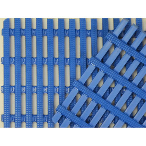 Anti Slip Safety Floor Mat for Wet Area - PVC - 900 x 1200mm - Blue
