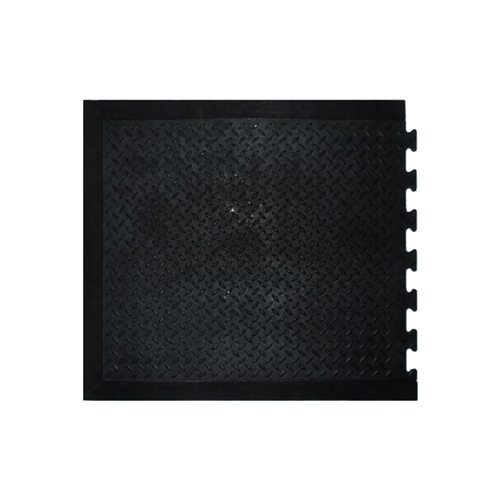 Anti Fatigue Solid Top Modular Floor Mat - 700 x 800mm - End