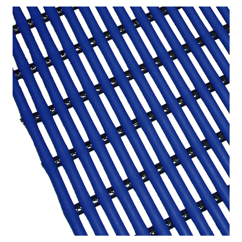 Anti Slip Wet Area Safety Floor Mat - PVC - Tube Thread - 900 x 1200mm - Blue