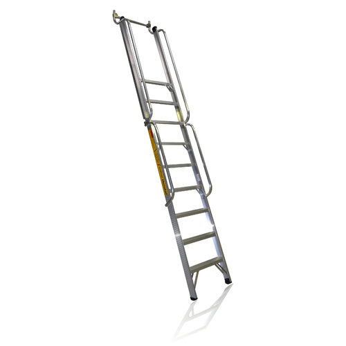 Stockmaster Mezzanine Ladder Mezzalad VH Series - 2.7m to 2.9m