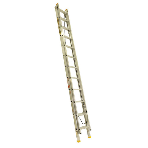 Extension Ladder 150kg Rated Industrial Aluminium 3.7m - 6.5m (12ft - 21ft)