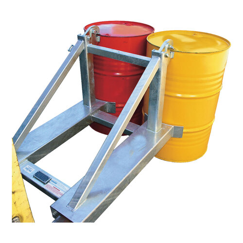 BGN-2 Drum Lifter Forklift Attachment - 1 or 2 Drum