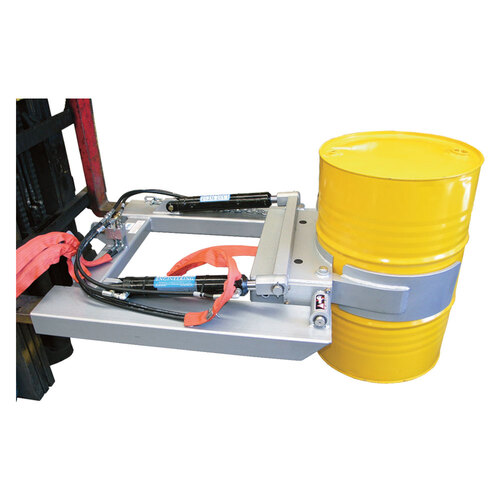 1 Tonne Industrial Drum Rotator - Forklift Attachment - Hydraulic