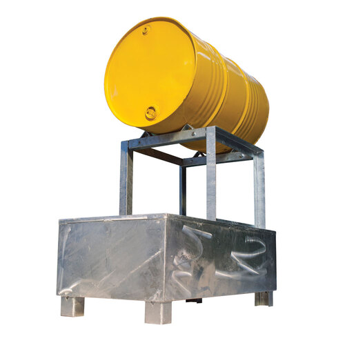 1 Drum Dispensing Rack - Zinc