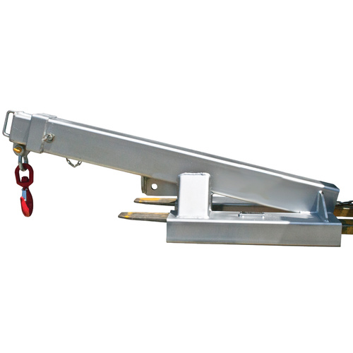 4700kg Rated Fixed Forklift Jib Attachment - Telescopic