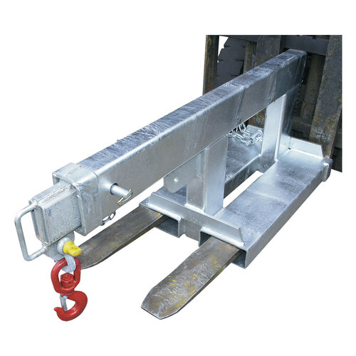 2500kg Rated Fixed Forklift Jib Attachment - Short