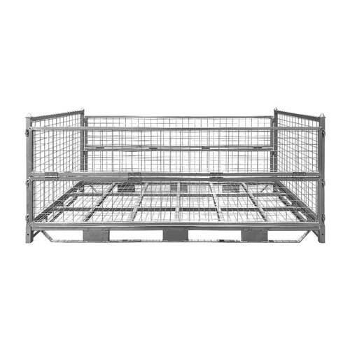 1000kg Rated Forklift Double Stillage Cage - Warehouse Storage Cage