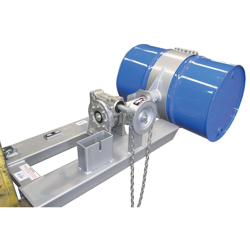 350kg Rated Forklift Drum Rotator Attachment