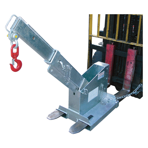 2500kg Rated Forklift Tilt Jib Attachment - Long