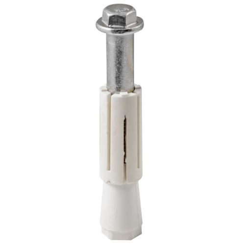 Expanding Adaptor with Pintle Bolt - Round - Tube ID 18.5mm to 21mm - Nylon - Stainless Steel