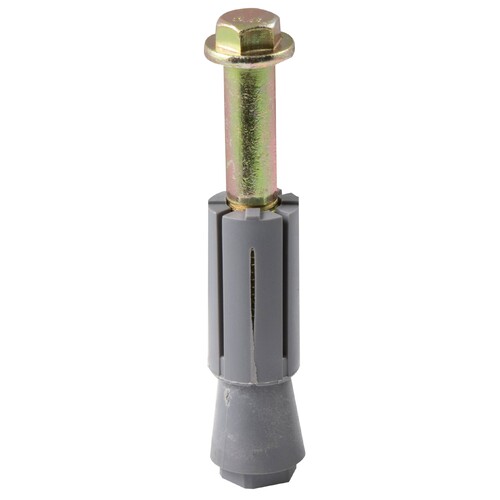 Expanding Adaptor with Pintle Bolt - Round - Tube ID 21.5mm to 24mm - Nylon