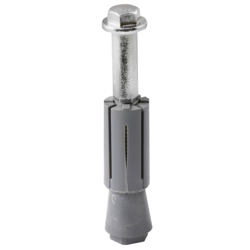 Expanding Adaptor with Pintle Bolt - Round - Tube ID 21.5mm to 24mm - Nylon - Stainless Steel